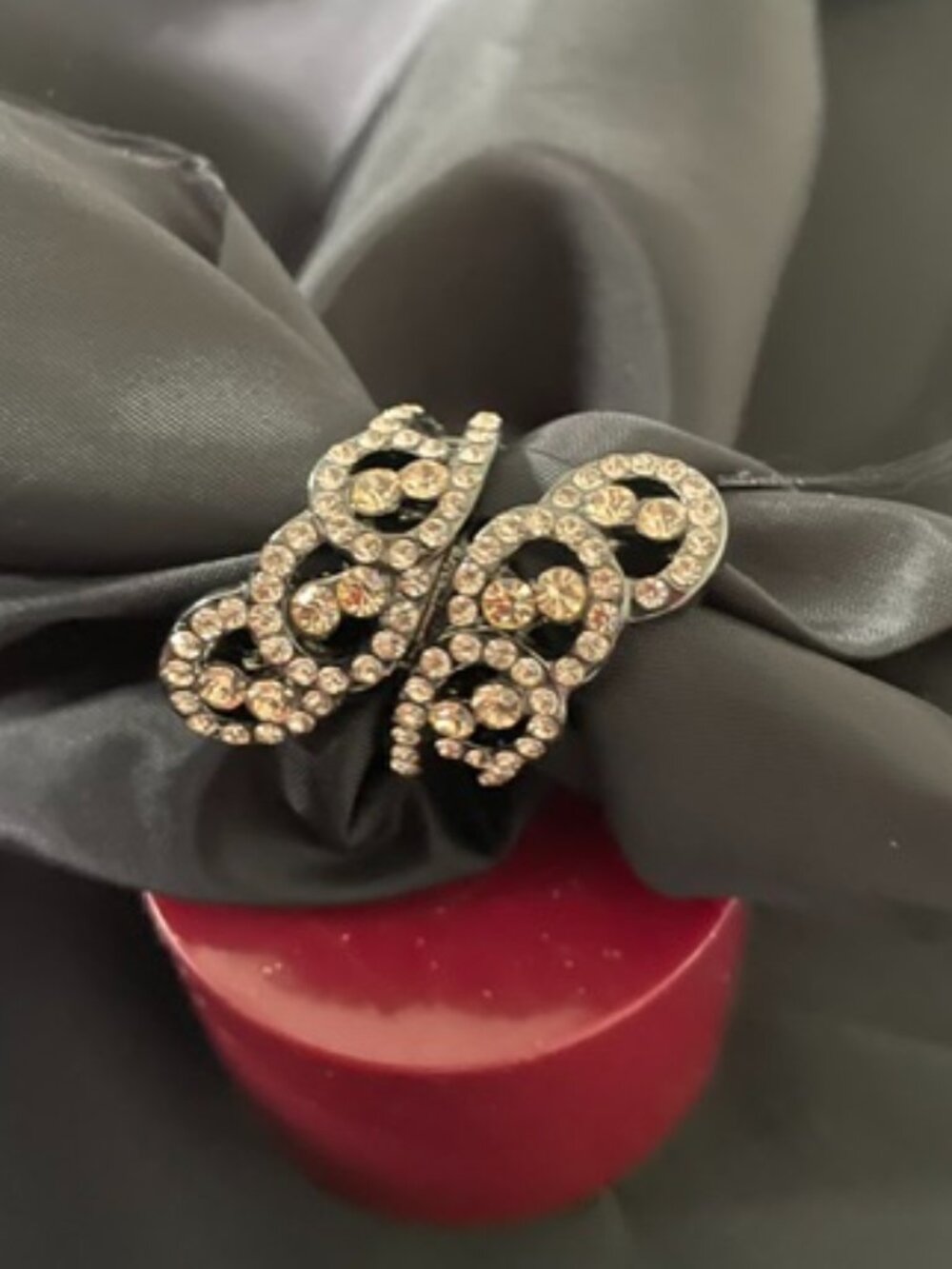 Exquisite Fashion Rose Blush Rhinestone Ring - Picture 9 of 13